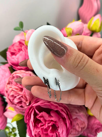 Boucles d'oreilles Éclair